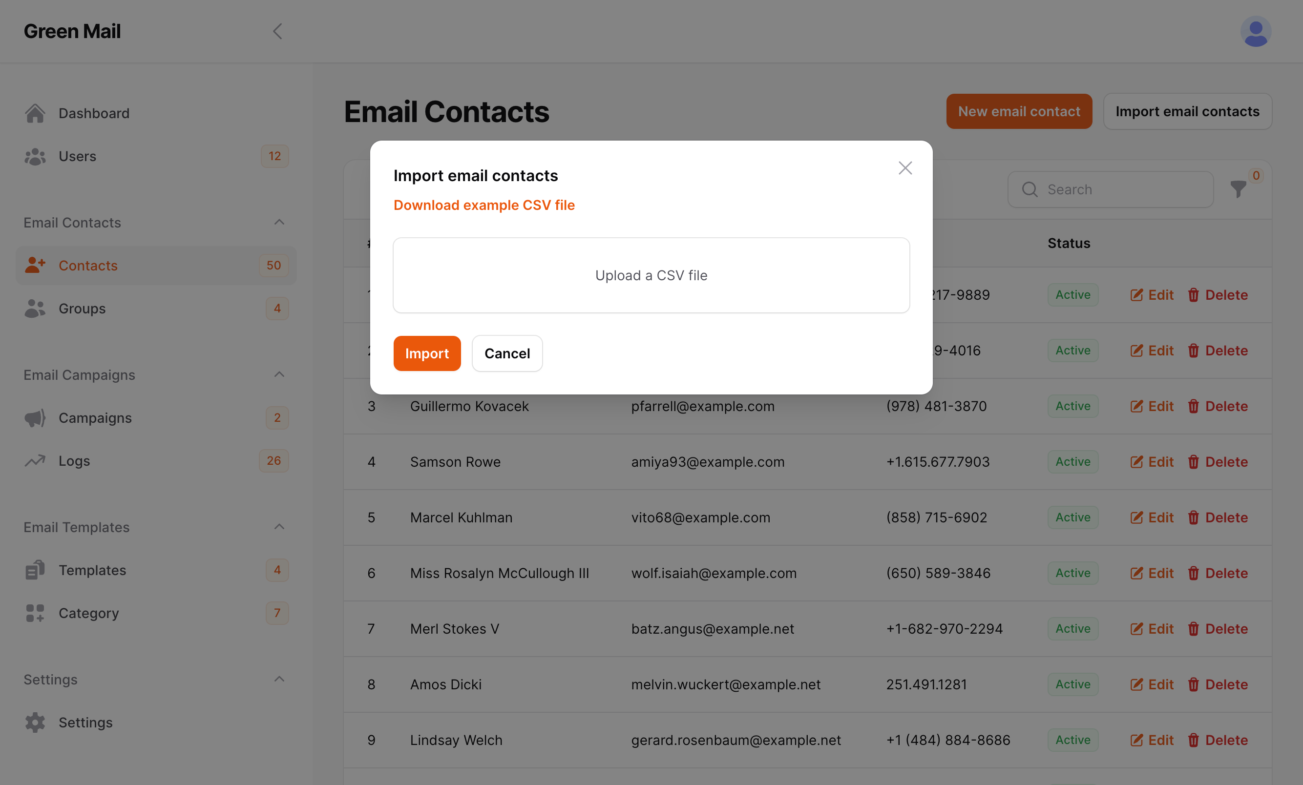 Efficiently manage your contacts for seamless email communication